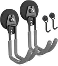 3-H Heavy Duty Magnet Garage Hooks 2 Pack, J Shape Strong Magnetic Hooks by 3-H