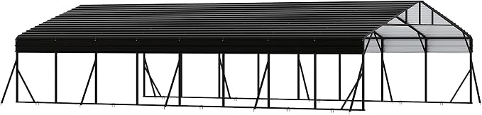 20' x 40' x 8.5' Heavy Duty Metal Carport by Hipicute