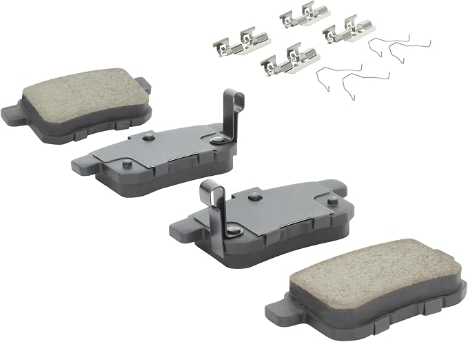 Premium Semi-Metallic Rear Brake Pads Compatible - Image 2
