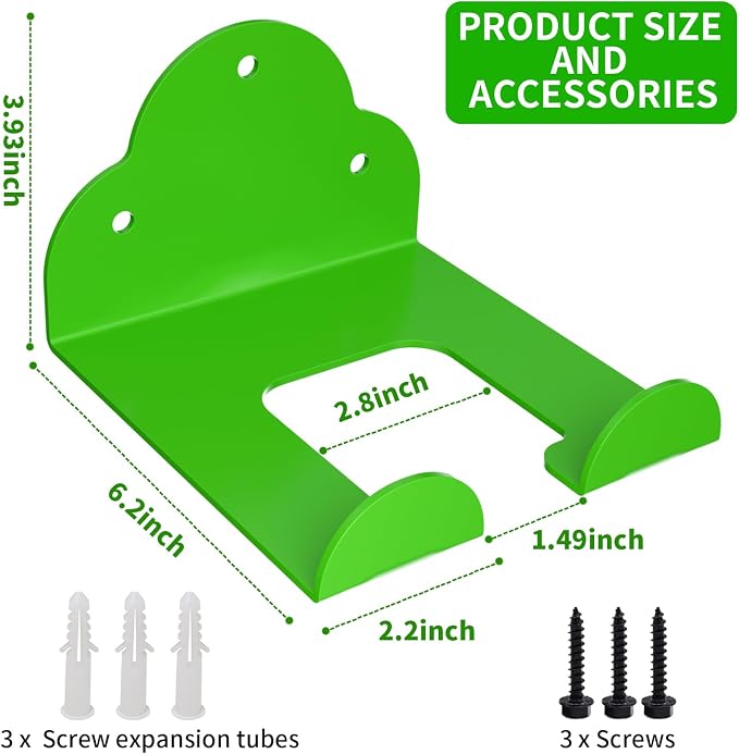 Trimmer Rack Wall Mount, Heavy Duty Weed Eater Hanger - Image 3