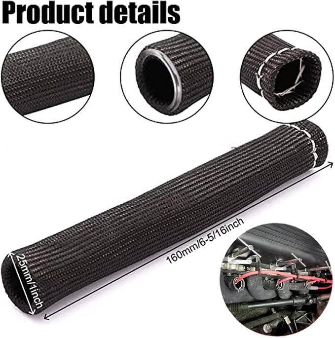 Spark Plug Wire Boots Thermal Protection Insulator Sleeve, 1200 Degree Heat - Image 2