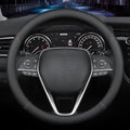 LKWLIKEI Nappa Premium Leather car Steering Wheel Cover, Breathable, Universal by LKWLIKEI