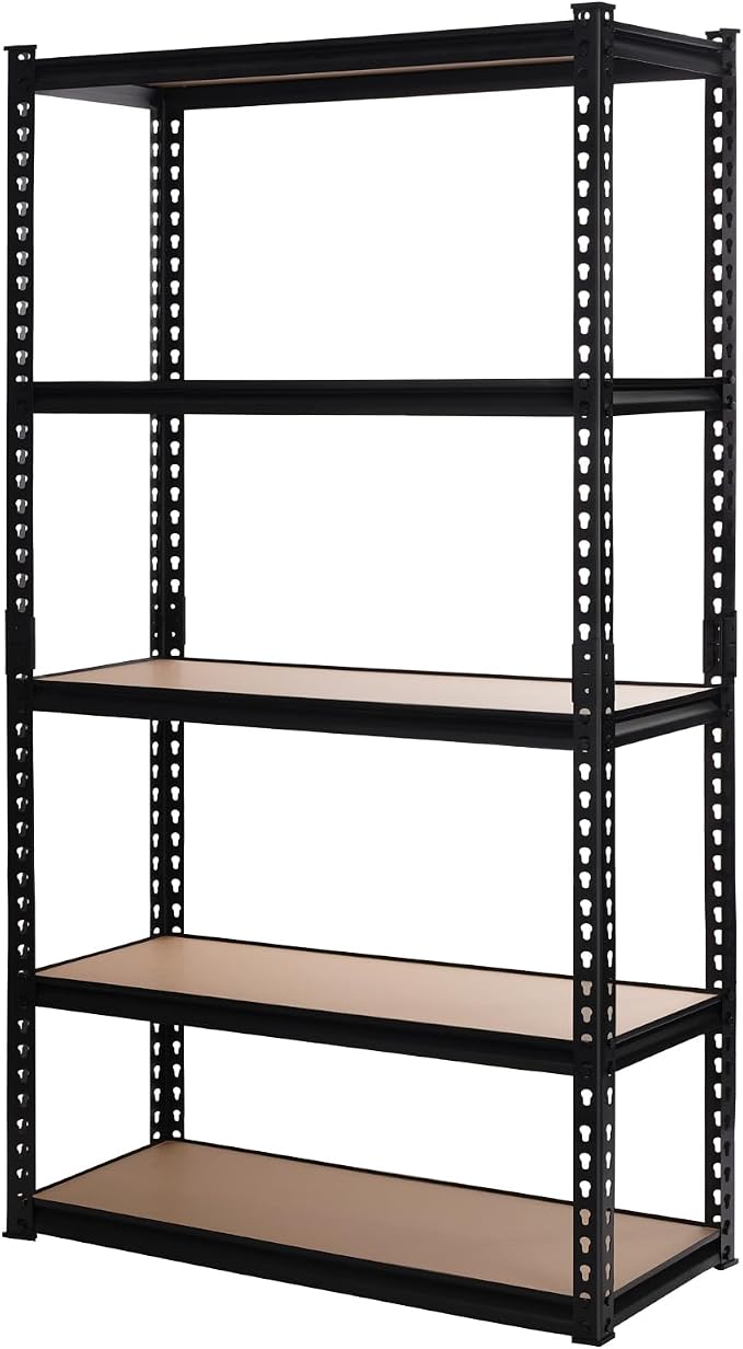 Garage Storage Shelves 35.43" W x 15.75" D x 72" H, 5 Tier Storage Rack - Image 7
