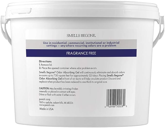 SMELLS BEGONE 1-Gallon Odor Absorber Gel - Image 2