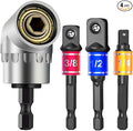 Impact Grade Power Hand Tools Driver Sockets Adapter Extension Set by CIGOTU