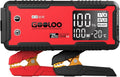 GOOLOO GT4000 Car Jump Starter 4000A 100W Fast-Charging 12V SuperSafe Portable by GOOLOO