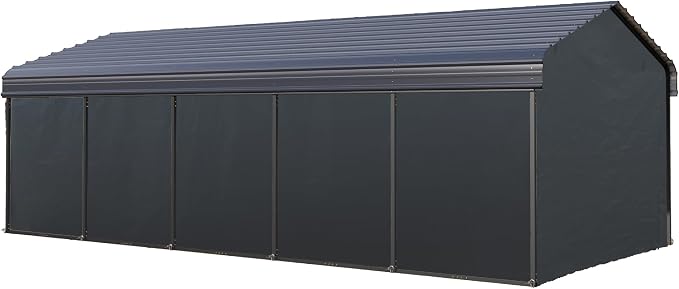 PHI VILLA 12 x 25 ft Heavy Duty Car Port by PHIVILLAThepioneerofcomfortablehouseholdsupplies