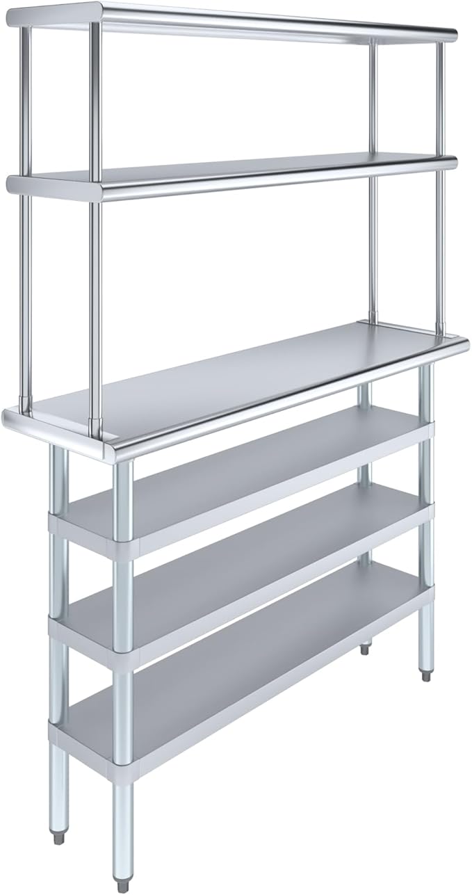 Amgood 14" x 48" Stainless Steel Work Table by AmGood