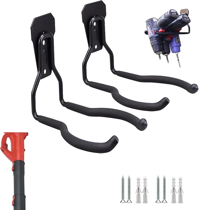 2Pcs Leaf Blower Hanger for Garage, Leaf Blower Rack for Garage, Leaf Blower by Todefrgu
