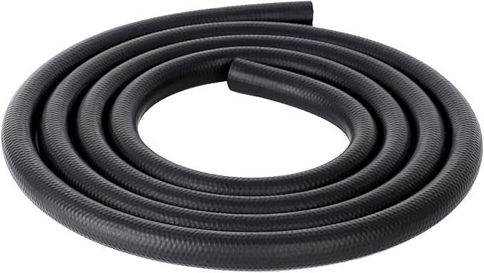 LokoCar Rubber Fuel Hose Line Push Lock 5/8" ID SAE 30R7 NBR 5ft 300PSI Black by GetToKnowEachOther