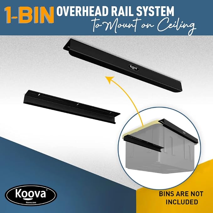 Koova Heavy-Duty Overhead Garage Storage Rack - Image 2