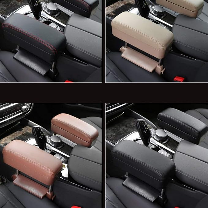 JEYODA Car Armrest Box Adjustable Pad Refit Car Central Lift Armres Storage - Image 7