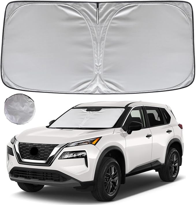 KAYZT Windshield Sun Shade for 2017-2024 Nissan Rogue Sport Foldable Sunshade by KAYZT