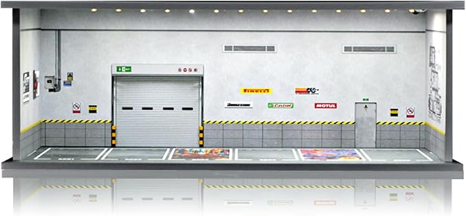 Display Case for Hot Wheels: Stackable Parking Garage for 1/64 Scale Matchbox by Saichotoy