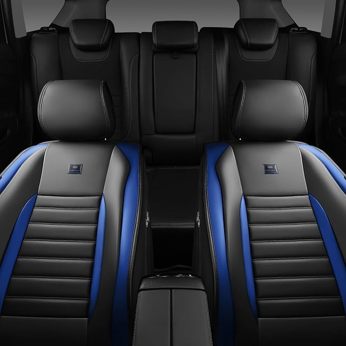 CAR PASS Nappa Leather Car Seat Covers Front Seats, Luxury Seat Protector - Image 5