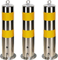 Safety Barrier Bollard, Steel Car Parking Protection Posts, Caution Cones by Unknown
