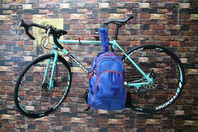 Dirza Bike Wall Mount Bike Hanger 2 Pack Foldable Bicycle Storage Horizontal - Image 6