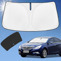 Sun Shade Sunshade for Hyundai Sonata Windshield Cover, 4-Layer Front Window by ZOIBVCARSUNSHADE