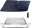 Windshield Sun Shade Umbrella for 2019-2025 Cadillac XT4 Accessories: Custom by HIMUMOY