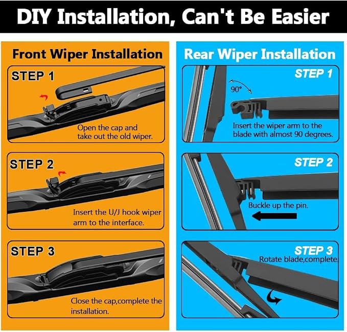 AUTOBOO 22"+21" Windshield Wipers - Image 8