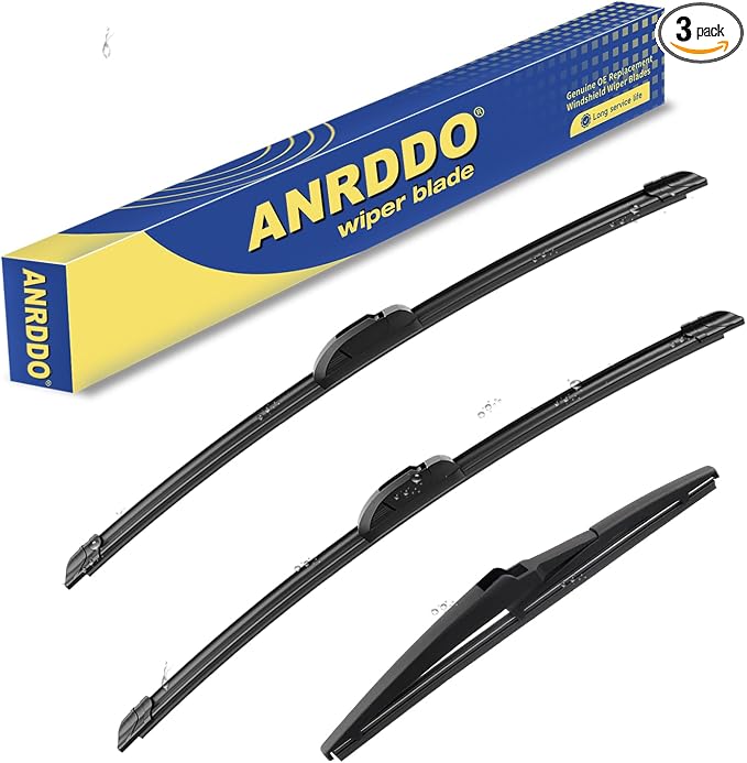 3 wipers Replacement for 2008-2013 Nissan Rogue/2014-2015 Nissan Rogue by ANRDDO
