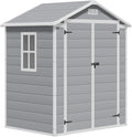 Greesum Outdoor Storage Shed 6X4FT All-Weather Resin Tool Room by BuynowfromGreesum