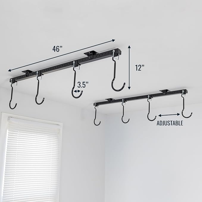 Teal Triangle Ceiling Mounted Bike Rack - Image 2