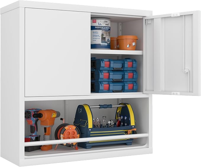 GREATMEET Locking Metal Garage Storage Cabinet - Image 7