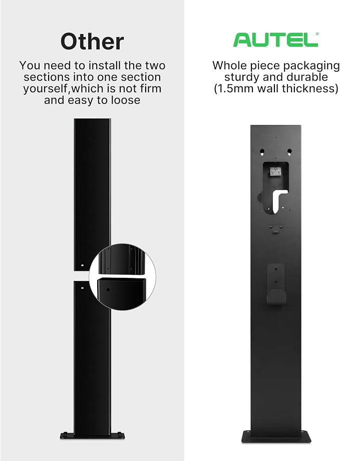 Autel Ev Charger Connector Pedestal, Freestanding Electric Car Charging - Image 4