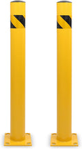 BISupply Safety Bollard Post Parking Barrier 2 Pack - 42in Yellow Pipe Bolt by BISupply