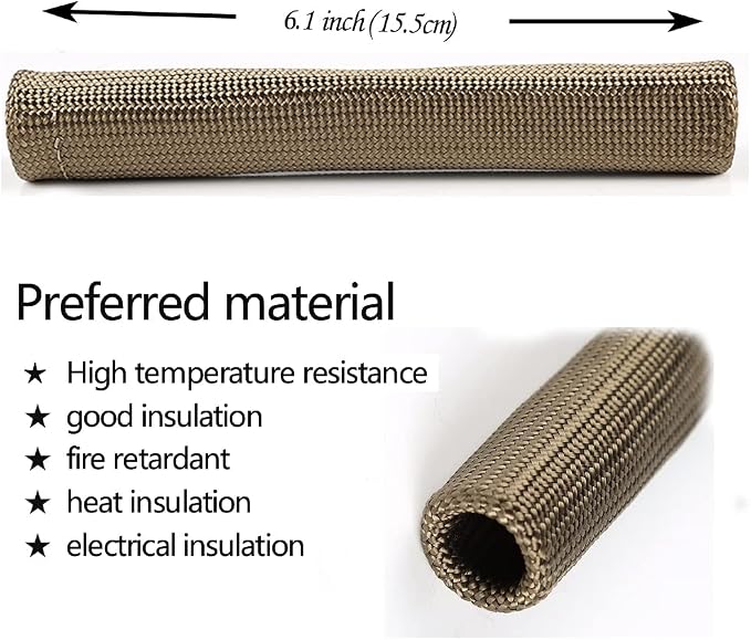 Titanium Spark Plug Wire Boots Thermal Protection Insulator Sleeve, 2500 Degree - Image 2
