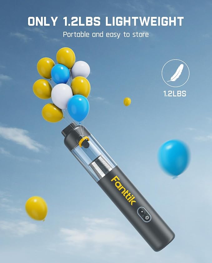 Fanttik Slim V8 Mate Cordless Car Vacuum Suction Power 12000Pa, Portable Mini - Image 5
