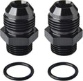 12AN Male Flare to 10AN ORB O-ring Boss Fuel Pump Rail Adapter Fitting Aluminum by Podavelle