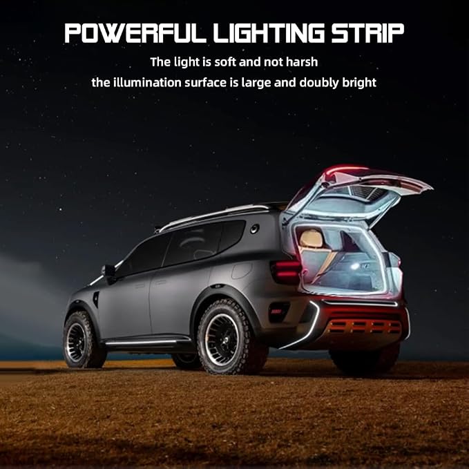Car LED Strip Light For Trunk, 158Inch IP67 Silicone Waterproof Neon Light - Image 5