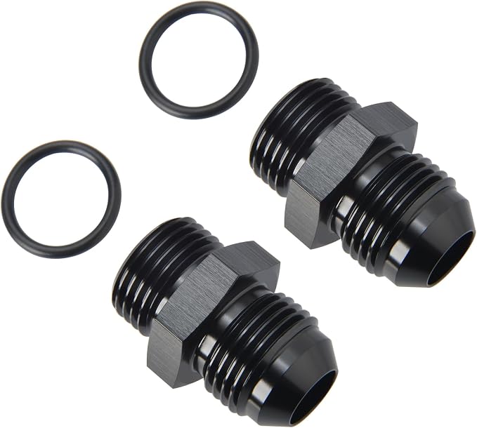 8AN Male Flare to 8AN ORB O-ring Boss Fuel Pump Rail Adapter Fitting Aluminum - Image 3