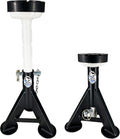 HKTE 4 Ton Heavy Duty Jack Stands, Low Profile, Security Locking Pins, 000 lbs by HKTETOOLSEQUIPMENT