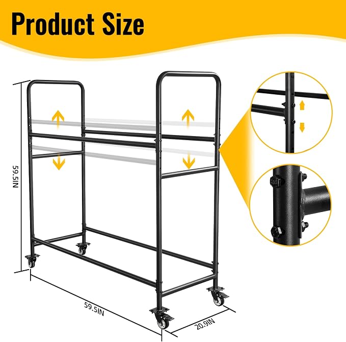 60" Tire Storage Rack - Image 3
