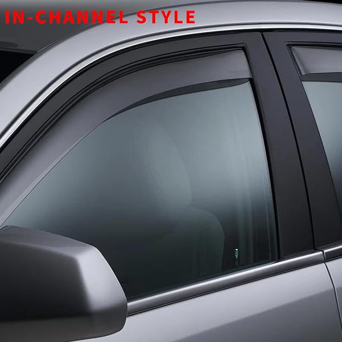 in Channel Rain Guards Fit for Chevrolet Chevy Blazer 2019 2020 2021 2022 2023 - Image 3