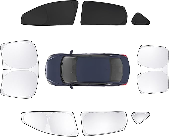 8pcs Car Window Shades for Nissan Sentra 2014-2019 Accessories, Windshield Side by Unknown