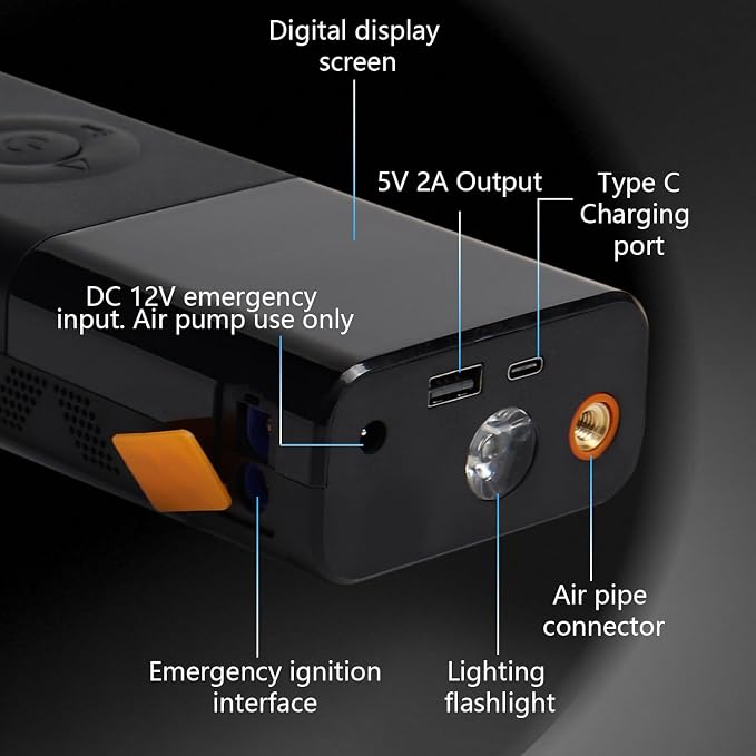 Car Jump Starter, 3000A Car Battery Jump Starter Pack - Image 8