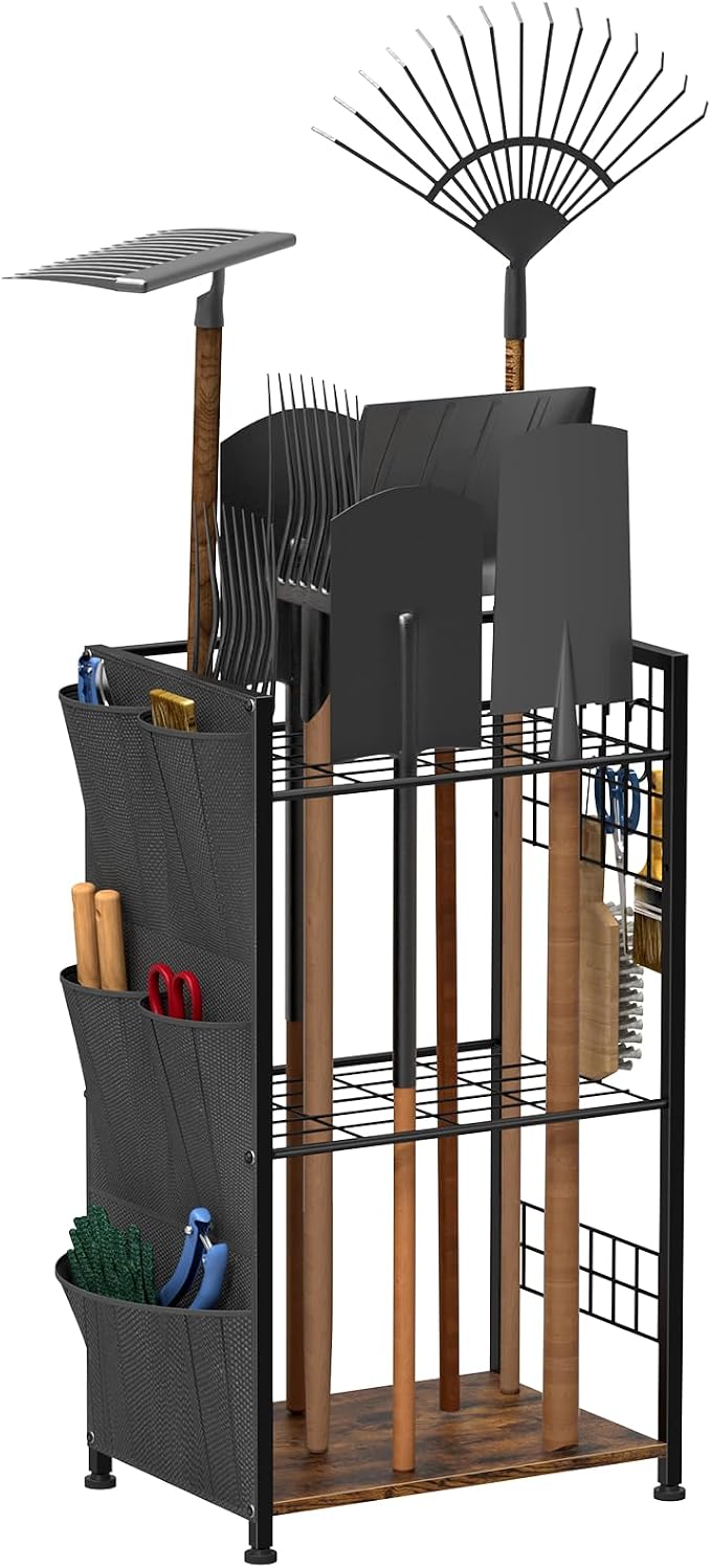 YBING Garden Tool Organizer, Yard Tool Stand by YBING