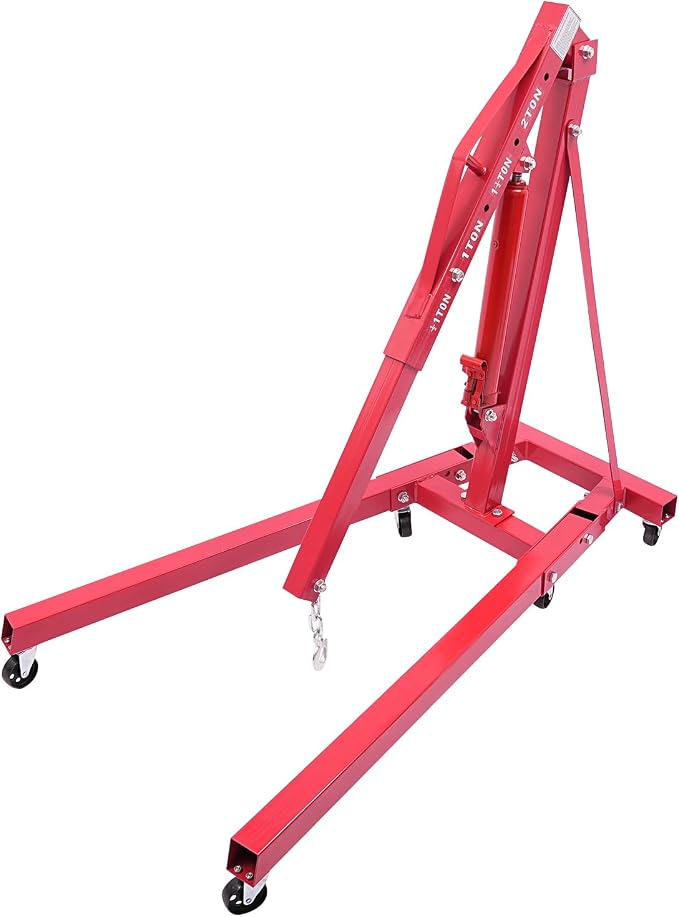 Folding Engine Hoist 2 Ton Engine Crane Lift - Image 8