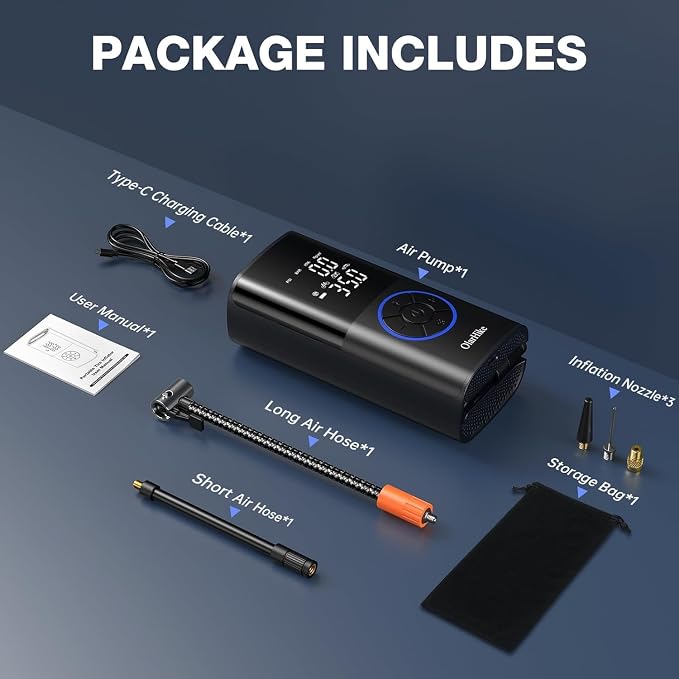 OlarHike Tire Inflator Portable Air Compressor, Long Range Battery-Powered - Image 9