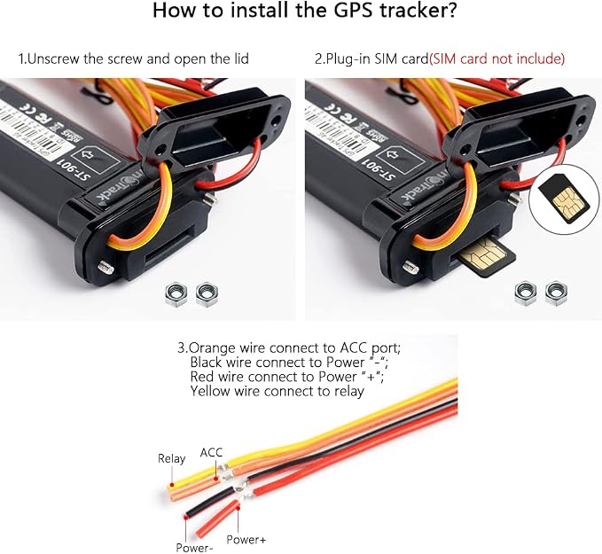 SinoTrack 4G GPS Tracker for Vehicles, ST-901L LTE Mini GPS Tracker Waterproof - Image 6