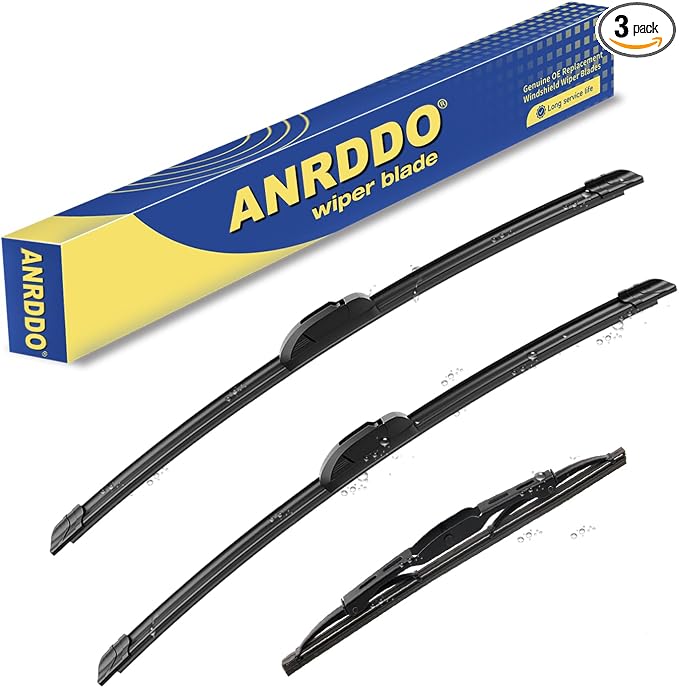 3 wipers Replacement for 2002 2003 2004 2005 2006 Honda CRV CR-V Windshield by ANRDDO