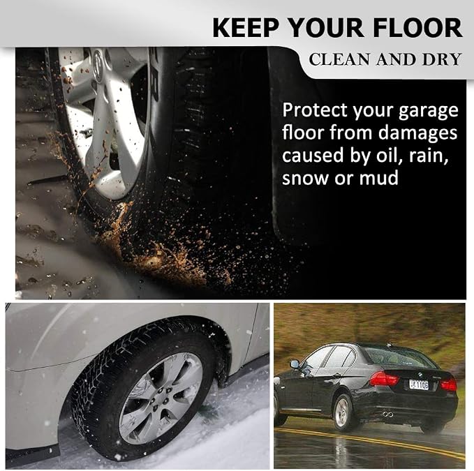 Garage Floor Mat for Under Car Oil Containment Mat for Snow, Rain - Image 2