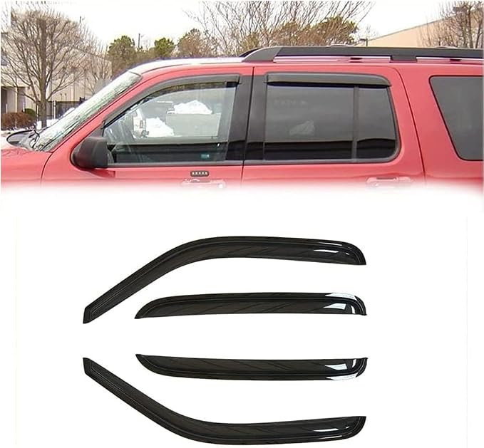 94167 Sunproof Waterproof Side Window Wind Deflector, Window Visor fit - Image 3