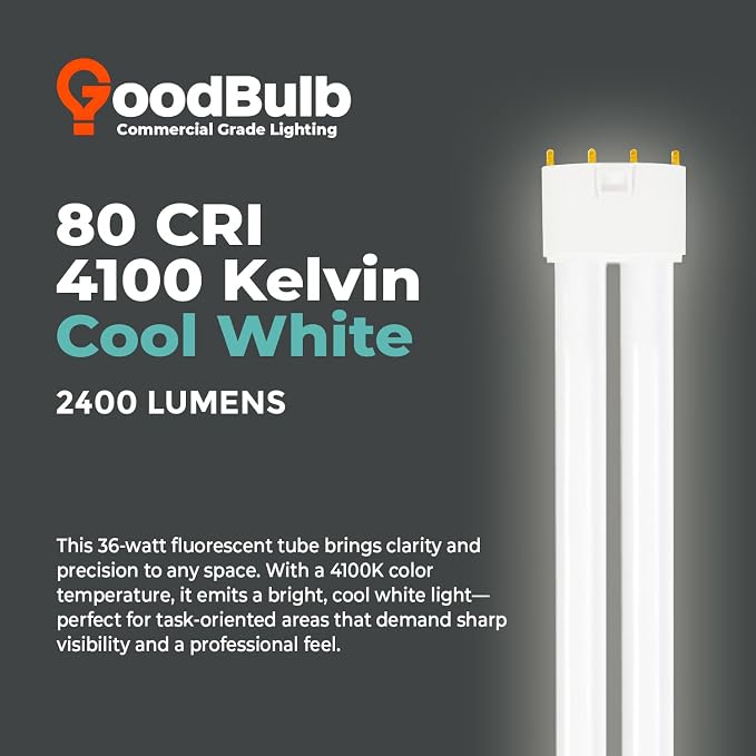 GoodBulb PLL36/841 36W 16.5" Twin Tube Compact Fluorescent Light Bulb 4-pin - Image 5