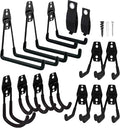 Garage Hooks Heavy Duty 14 Pack, Steel Garage Storage Hooks, Tool Hangers by GARDENANDTOOL