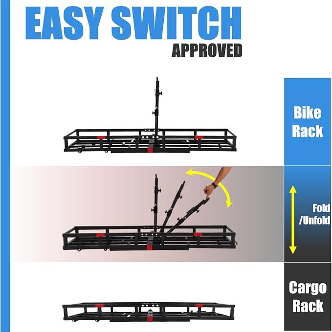 Hitch-Mount Bike Rack for Ebike Heavy-Duty - Image 5